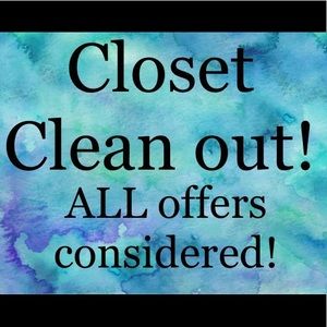 CLOSET CLEAN OUT! All offers considered!